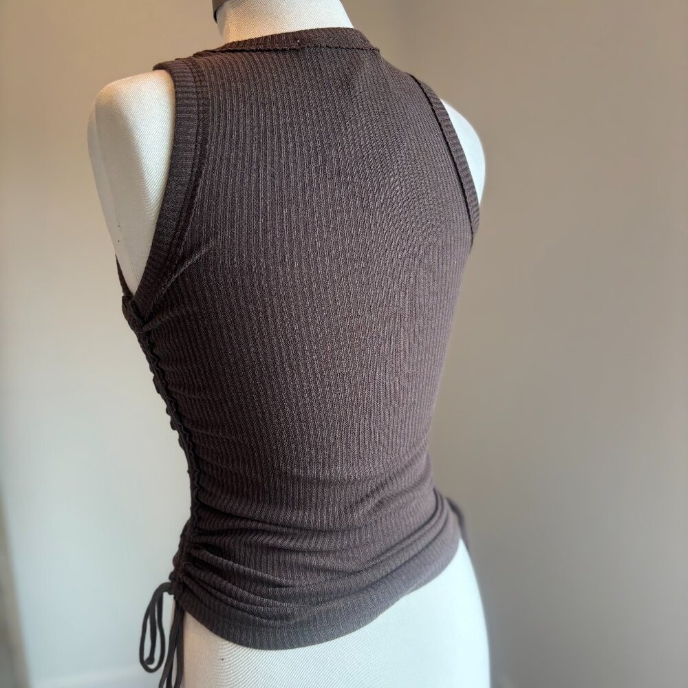 Project Social T Sid Ruched Rib tank - Picture 2 of 9